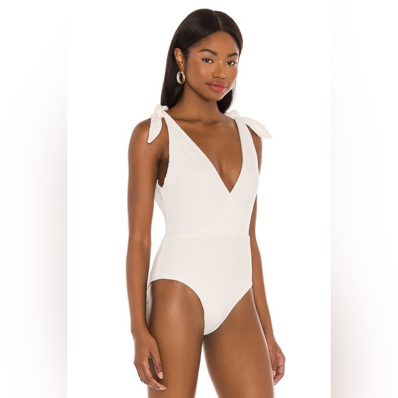 SNDYS Revolve Karla Bodysuit, White, Size XS - Picture 2 of 11